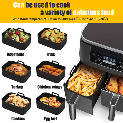 2-Piece: Air Fryer Silicone Pot - A-1 Thread Vault