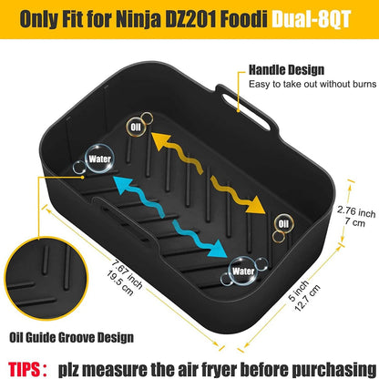 2-Piece: Air Fryer Silicone Pot - A-1 Thread Vault