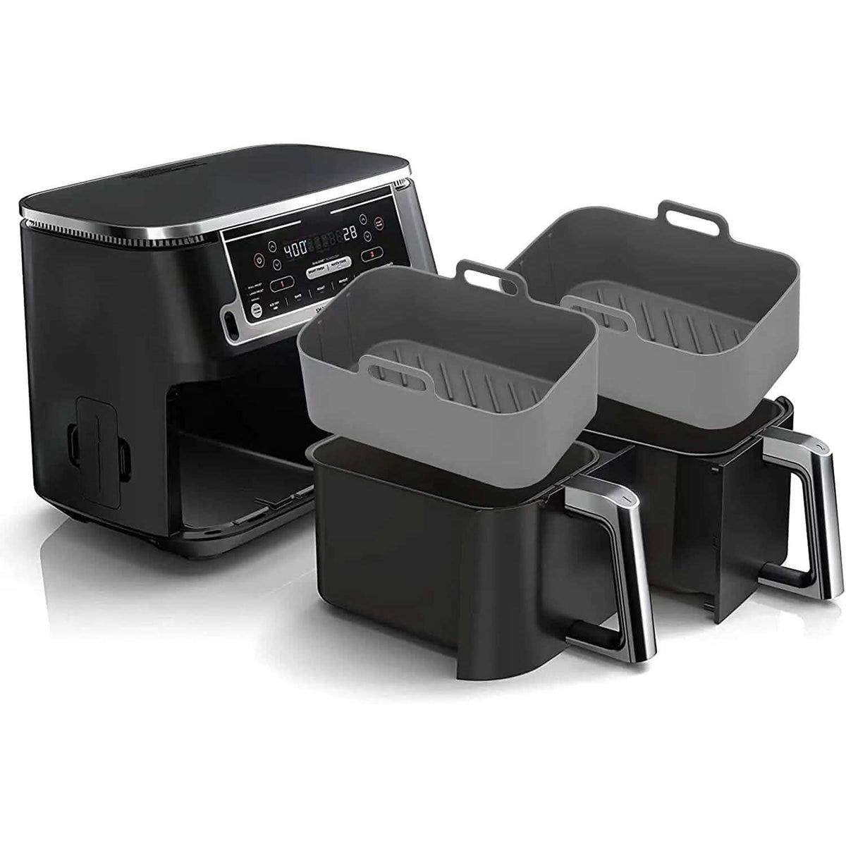 2-Piece: Air Fryer Silicone Pot - A-1 Thread Vault