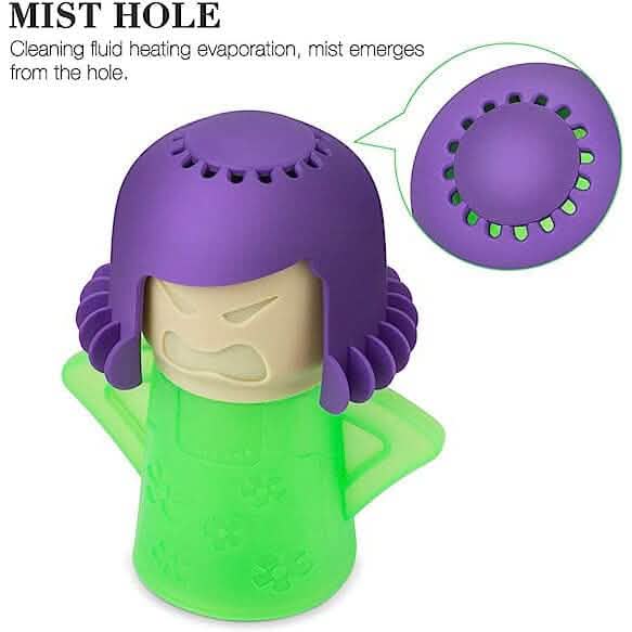 2-Piece: Angry Mama Microwave Steam Cleaner - A-1 Thread Vault