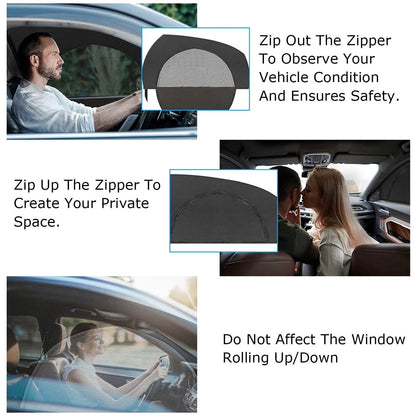 2-Piece: Car Side Window Screen Mesh Cover - A-1 Thread Vault