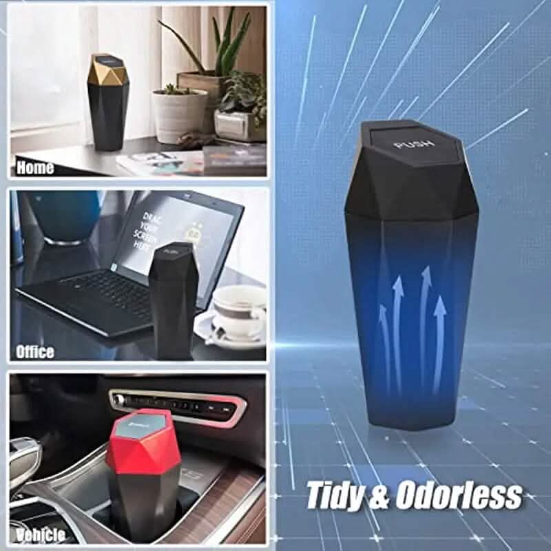 2-Piece: Compact Car Mini Trash Can - A-1 Thread Vault