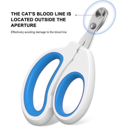2-Piece: Easy-Grip Stainless Steel Cat Nail Clippers - A-1 Thread Vault