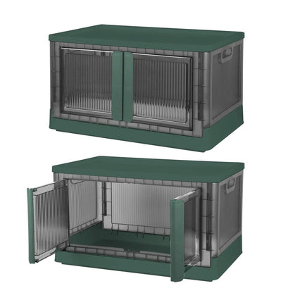 2-Piece: Foldable Stackable Storage Bins with Lid - A-1 Thread Vault
