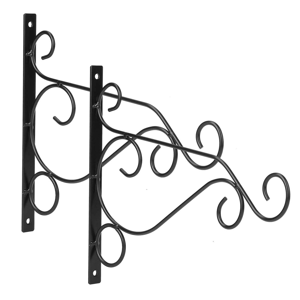2-Piece: Iron Plant Hanging Bracket Plant Hanger Wall Hooks - A-1 Thread Vault