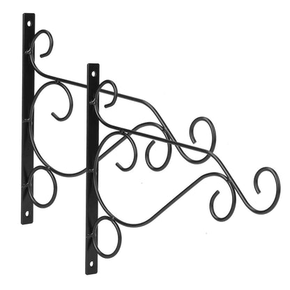 2-Piece: Iron Plant Hanging Bracket Plant Hanger Wall Hooks - A-1 Thread Vault