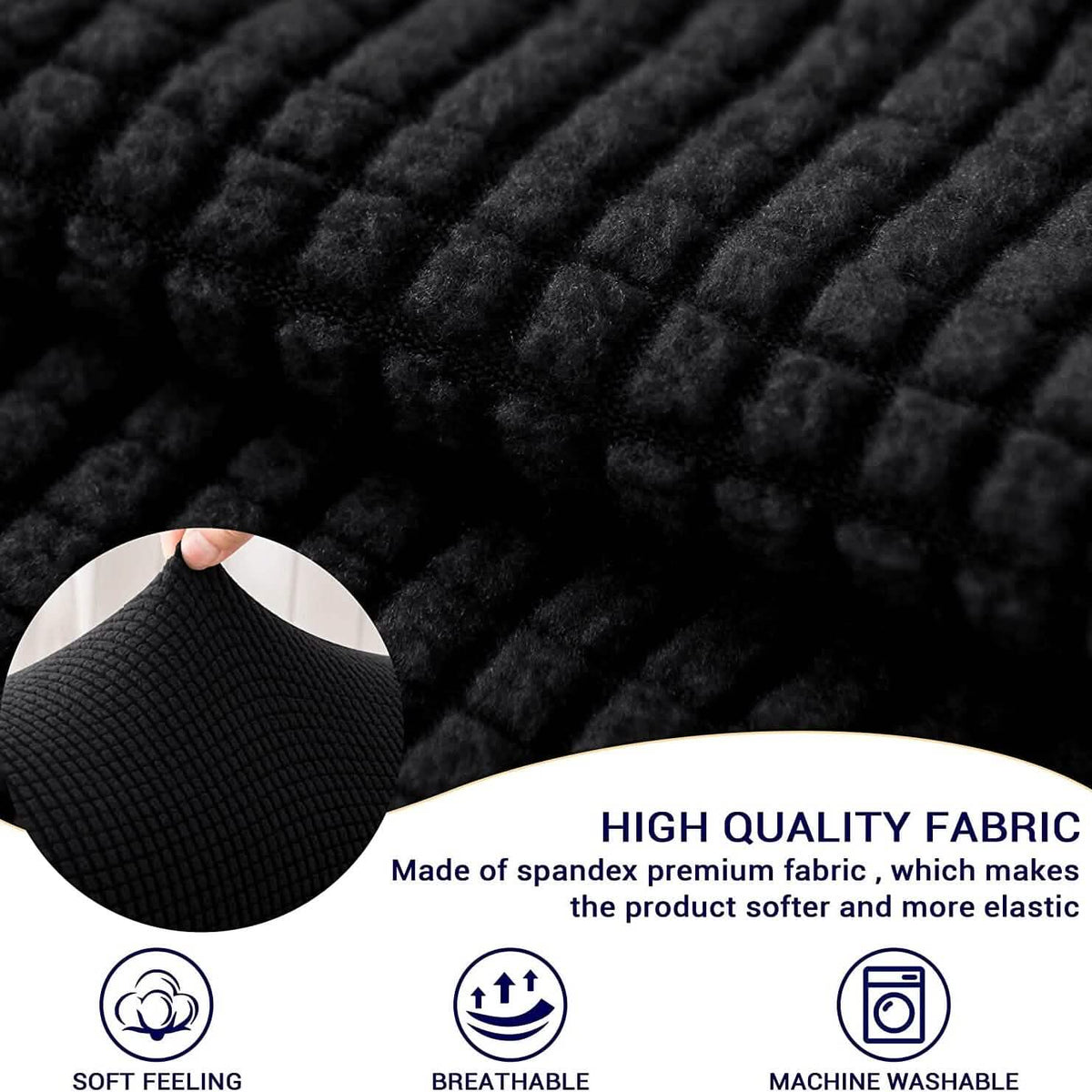 2-Piece: Jacquard Sofa Armrest Slipcover - A-1 Thread Vault
