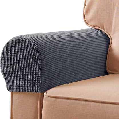 2-Piece: Jacquard Sofa Armrest Slipcover - A-1 Thread Vault
