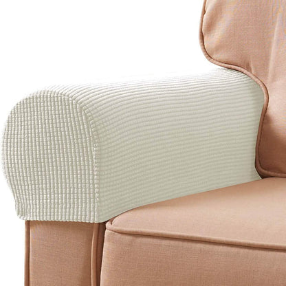 2-Piece: Jacquard Sofa Armrest Slipcover - A-1 Thread Vault