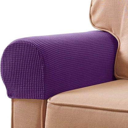 2-Piece: Jacquard Sofa Armrest Slipcover - A-1 Thread Vault