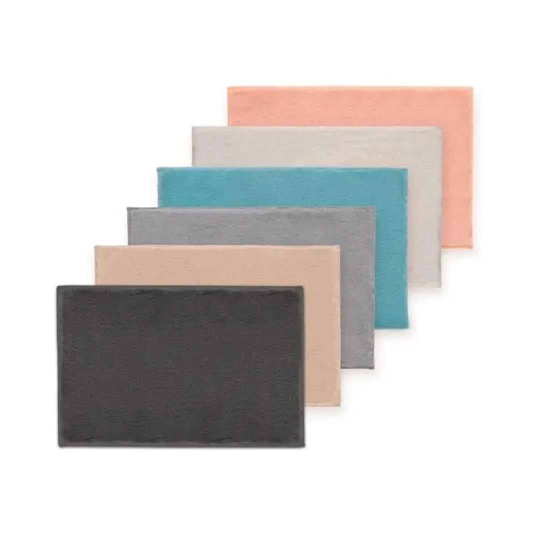 2-Piece Set: Bibb Home 2 Piece Faux Fur Plush Bath Mat Set - A-1 Thread Vault