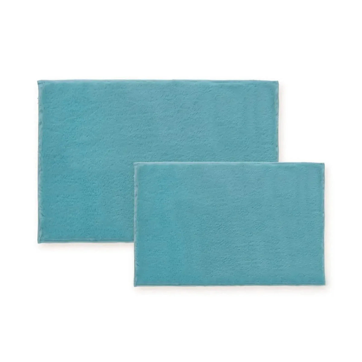 2-Piece Set: Bibb Home 2 Piece Faux Fur Plush Bath Mat Set - A-1 Thread Vault