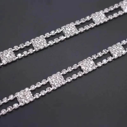 2-Piece Set: Elegant & Sexy Rhinestone Bra Straps - A-1 Thread Vault
