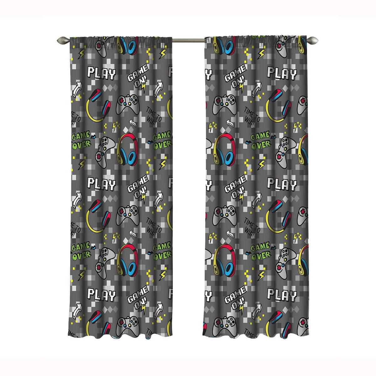 2-Piece Set: Kidz Mix Game on Glow-in-the-Dark Window Panel Pair - A-1 Thread Vault