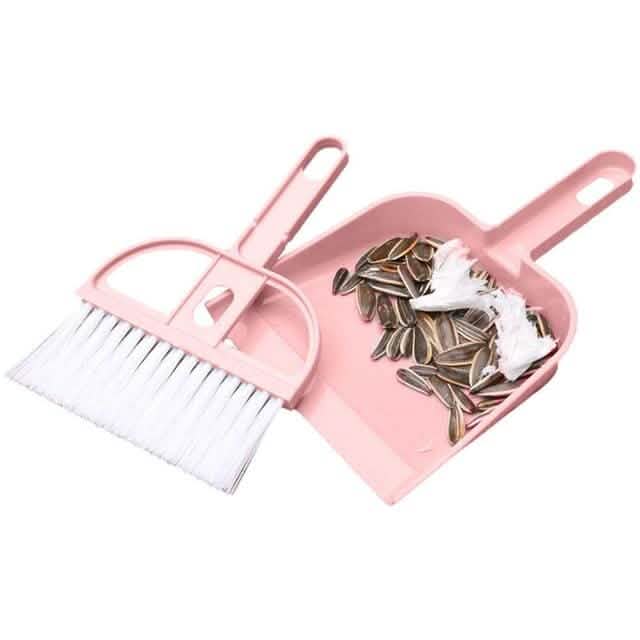 2-Piece Set: Mini Cleaning Dustpan And Brush Set - A-1 Thread Vault