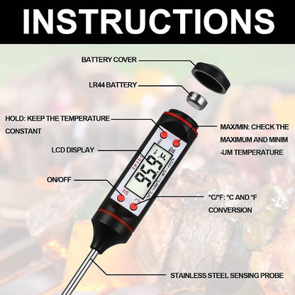 2-Piece Set: Multi-functional Thermometer Pen with High Accuracy and Instant Read - A-1 Thread Vault