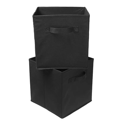 2-Piece Set: Storage Bin Non-Woven Fabric Cube Organizer - A-1 Thread Vault