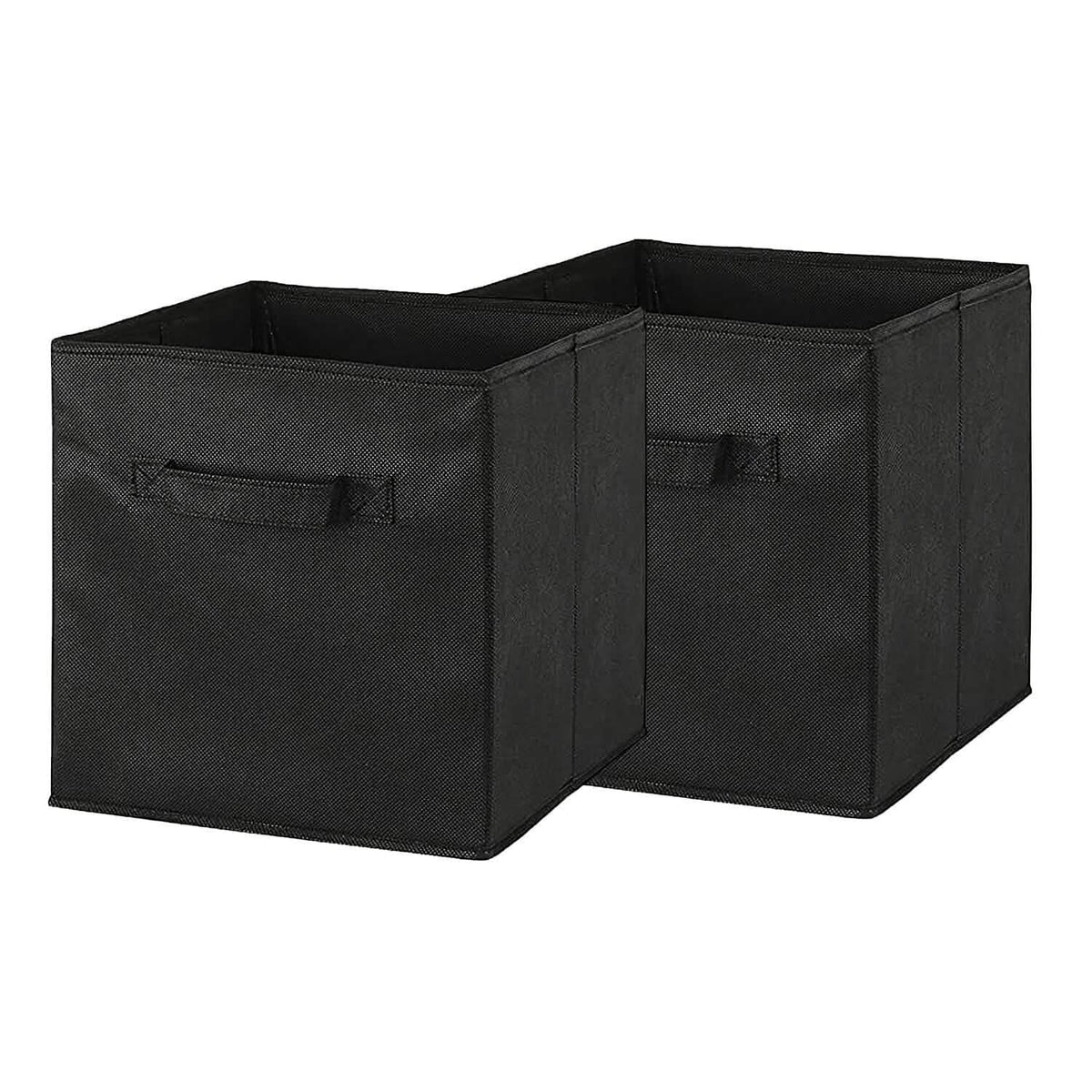 2-Piece Set: Storage Bin Non-Woven Fabric Cube Organizer - A-1 Thread Vault
