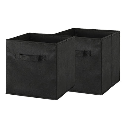 2-Piece Set: Storage Bin Non-Woven Fabric Cube Organizer - A-1 Thread Vault