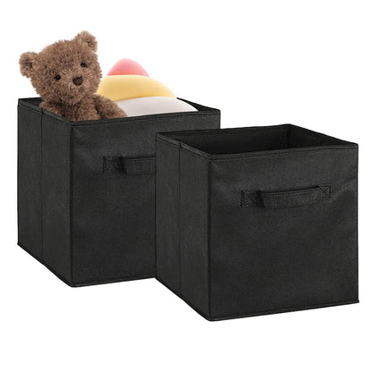 2-Piece Set: Storage Bin Non-Woven Fabric Cube Organizer - A-1 Thread Vault