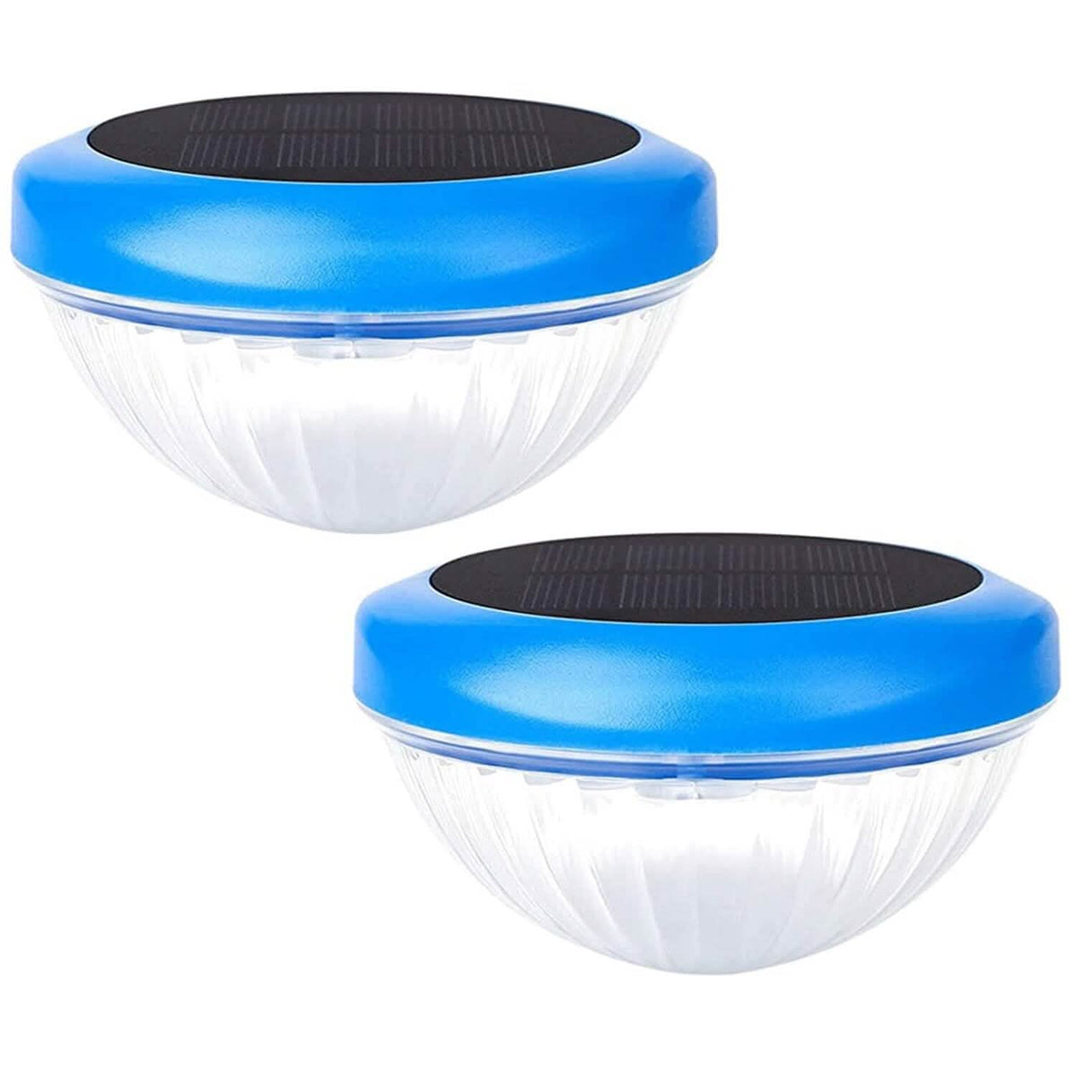 2-Piece: Solar Powered LED Pool Light Gradient Multicolor Changing - A-1 Thread Vault
