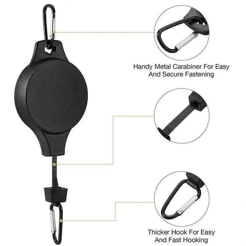 2-Piece: Telescopic Lifting Hooks for Garden Pots - A-1 Thread Vault