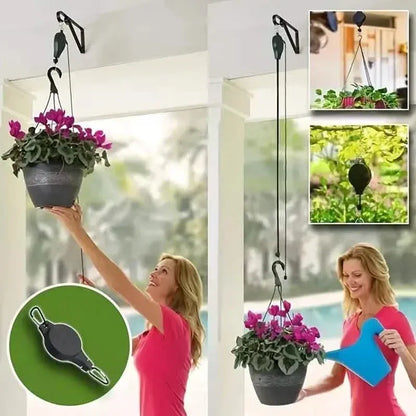 2-Piece: Telescopic Lifting Hooks for Garden Pots - A-1 Thread Vault