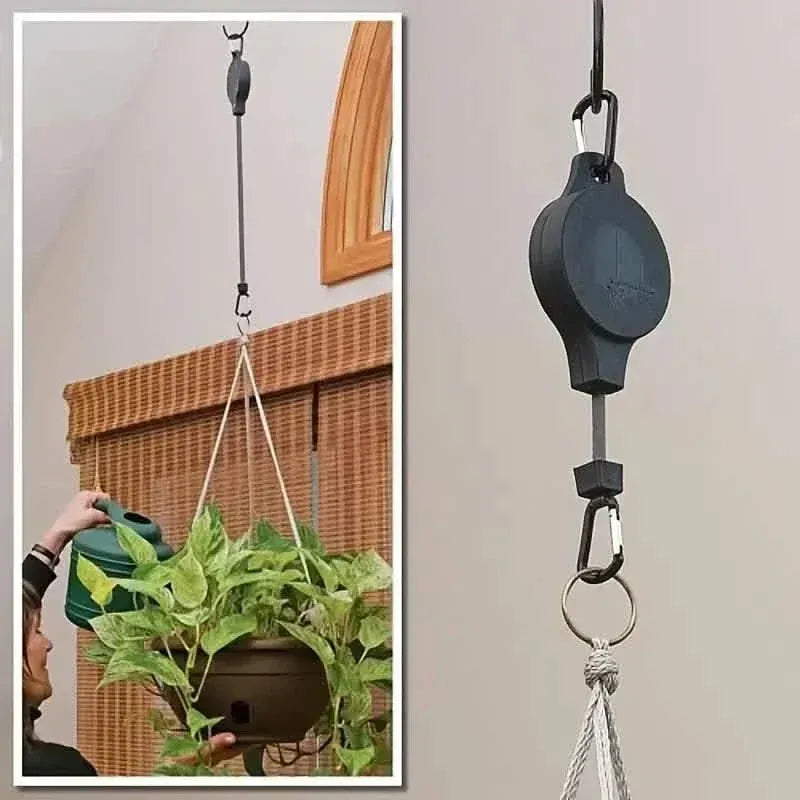 2-Piece: Telescopic Lifting Hooks for Garden Pots - A-1 Thread Vault