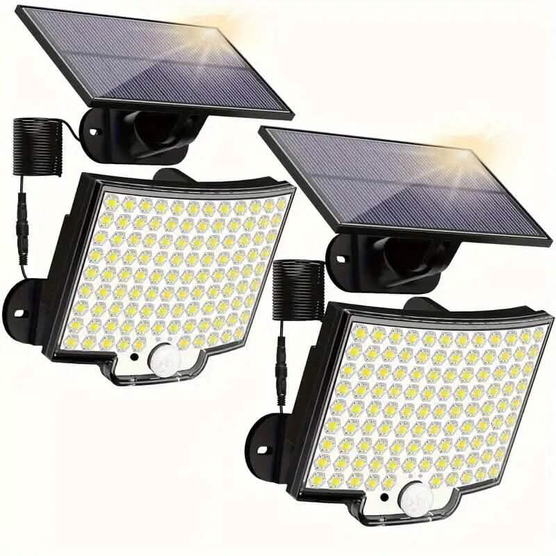 2-Pieces: 106 LED Solar Security Outdooor Lights - A-1 Thread Vault