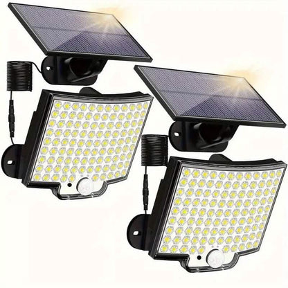 2-Pieces: 106 LED Solar Security Outdooor Lights - A-1 Thread Vault