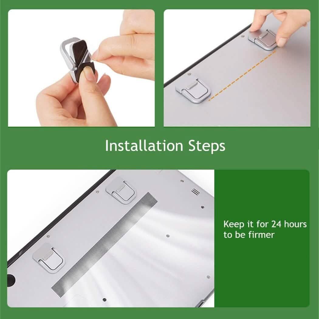 2-Pieces: Adjustable Invisible Notebook Computer Support Bracket - A-1 Thread Vault