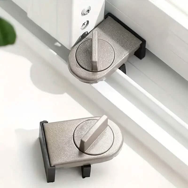 2-Pieces: Aluminium Alloy Sliding Door and Window Locks - A-1 Thread Vault