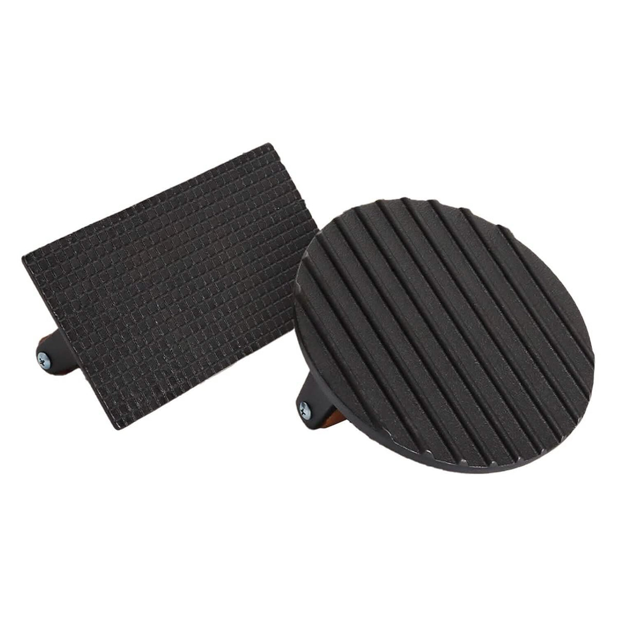 2-Pieces: Cast Iron Grill Press Pre-Seasoned Steak Weights Smash Burger Press - A-1 Thread Vault