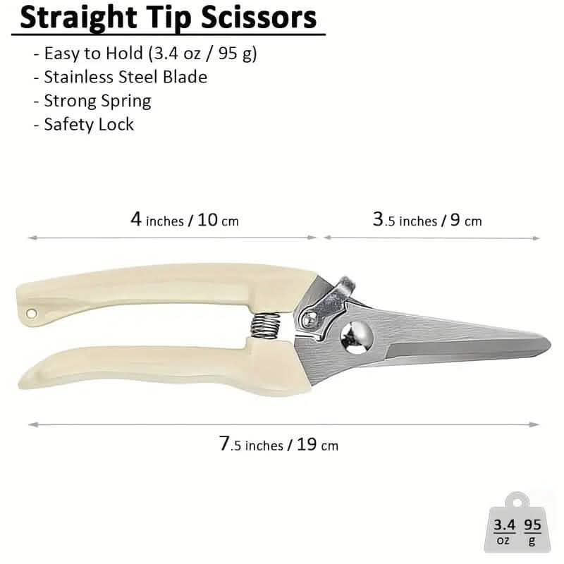 2-Pieces: Garden Pruning Shears Set Sharp Blades - A-1 Thread Vault