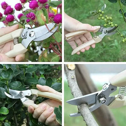 2-Pieces: Garden Pruning Shears Set Sharp Blades - A-1 Thread Vault