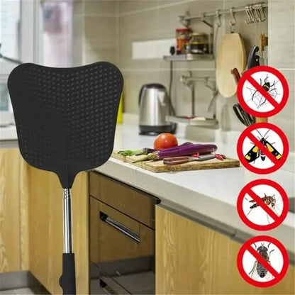 2-Pieces: Heavy Duty Telescopic Fly Swatter Set - A-1 Thread Vault