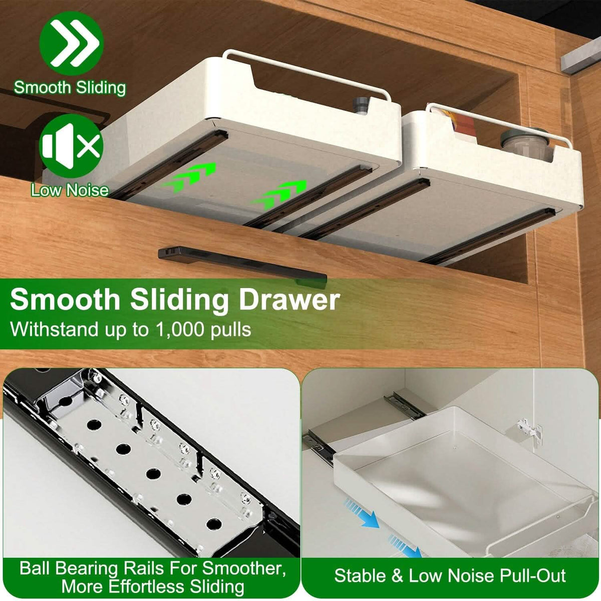 2-Pieces: Pull Out Cabinet Organizers - A-1 Thread Vault