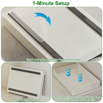 2-Pieces: Pull Out Cabinet Organizers - A-1 Thread Vault