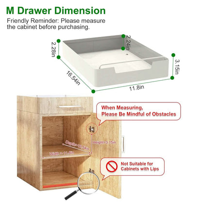 2-Pieces: Pull Out Cabinet Organizers - A-1 Thread Vault