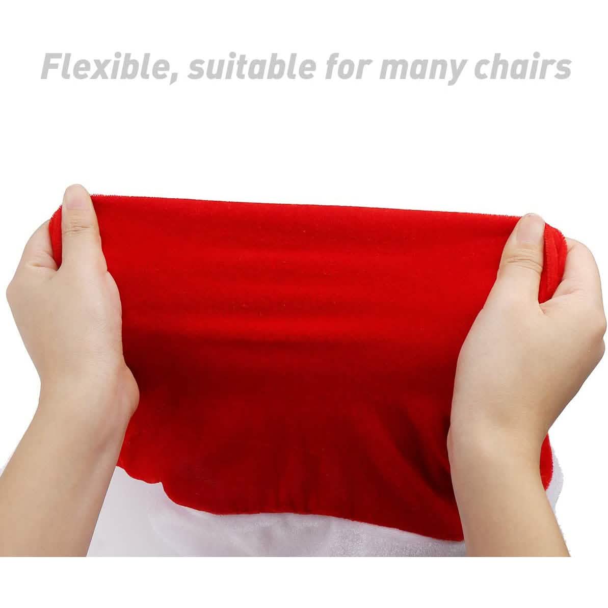 2-Pieces: Red Hat Dining Chair Slipcovers - A-1 Thread Vault