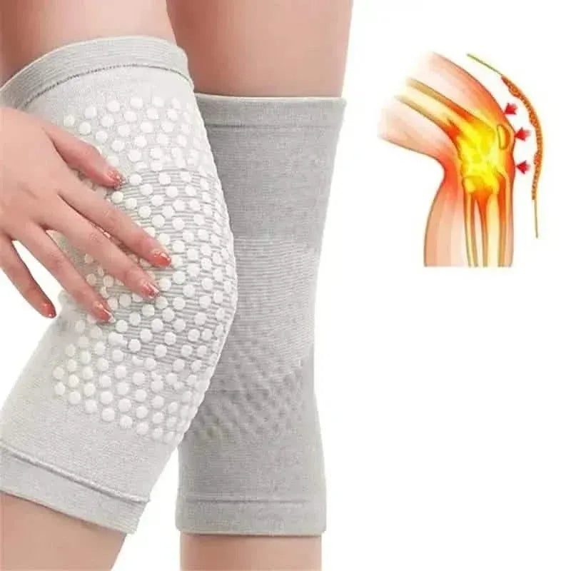 2-Pieces: Self Heating Support Knee Pads Elbow Brace Warm - A-1 Thread Vault