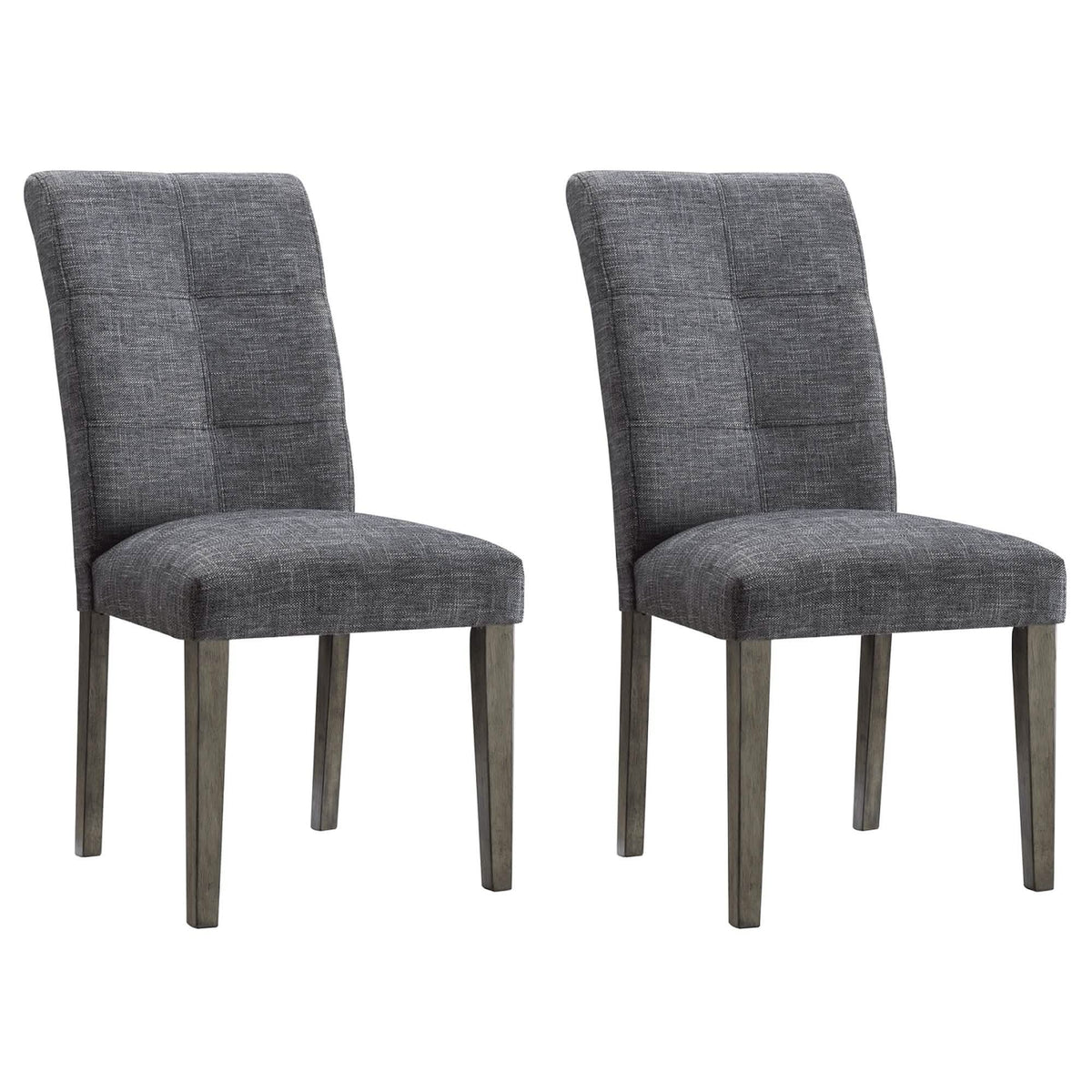 2-Pieces Set: Dining Room Chairs with Solid Wood Legs - A-1 Thread Vault
