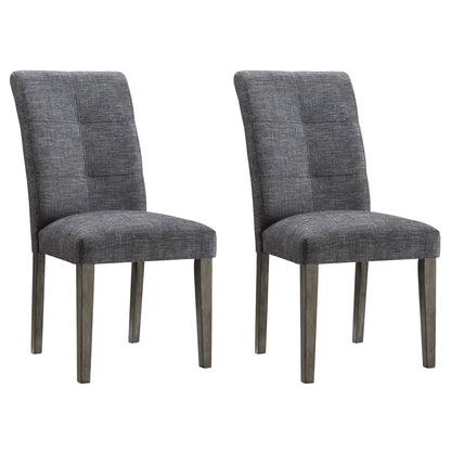 2-Pieces Set: Dining Room Chairs with Solid Wood Legs - A-1 Thread Vault