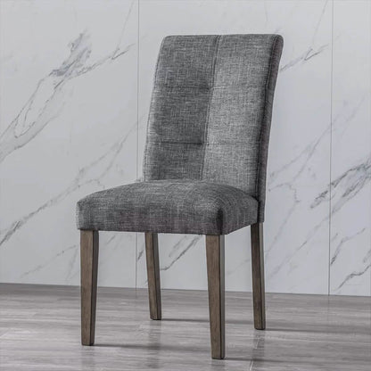 2-Pieces Set: Dining Room Chairs with Solid Wood Legs - A-1 Thread Vault