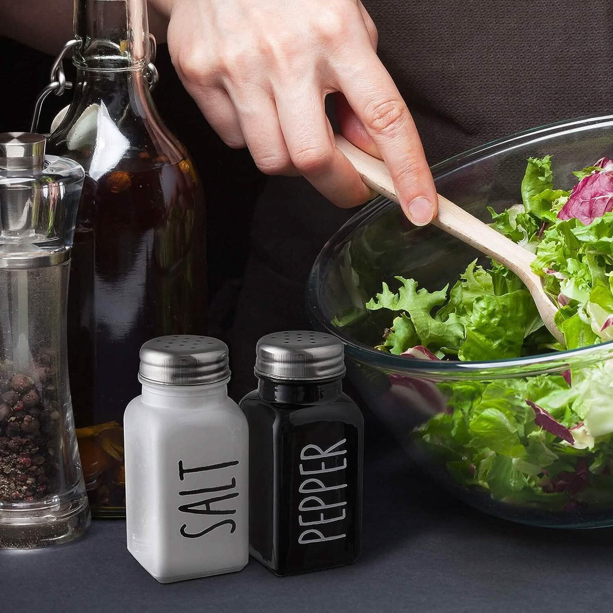 2-Pieces Set: Salt and Pepper Shakers Set - A-1 Thread Vault
