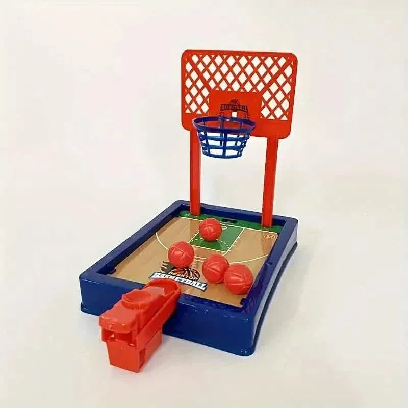 2-Player Finger Basketball Hoop Game - Tabletop Sports Toy for Youngsters Party Fun - A-1 Thread Vault