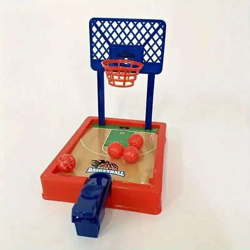 2-Player Finger Basketball Hoop Game - Tabletop Sports Toy for Youngsters Party Fun - A-1 Thread Vault