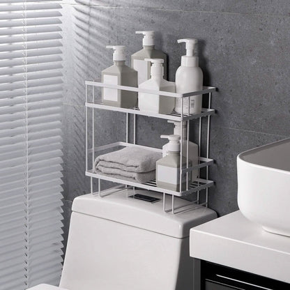 2-Tier Over the Toilet Storage Shelf Rack - A-1 Thread Vault
