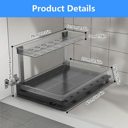 2-Tier Pull Out Under Sink Organizer - A-1 Thread Vault