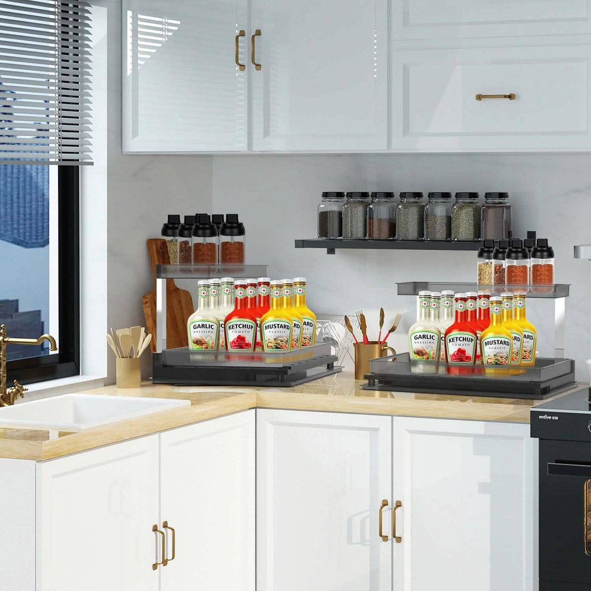 2-Tier Pull Out Under Sink Organizer - A-1 Thread Vault